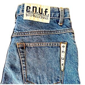 e.n.u.f. USA Internationale Vintage High Rise Jeans Size 13/14